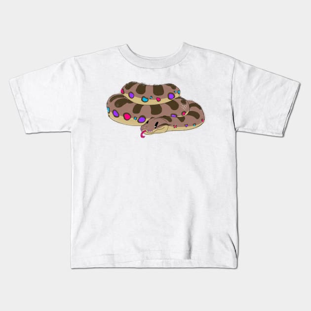 Androgyne Anaconda! Kids T-Shirt by pigdragon